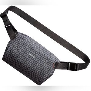 Bellroy Lite Sling Mini, ArcadeGray, Grid Pattern Belt Bag, Fanny Pack, Unisex